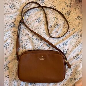 COACH KNOCKOFF !!! Brown shoulder bag with two compartments